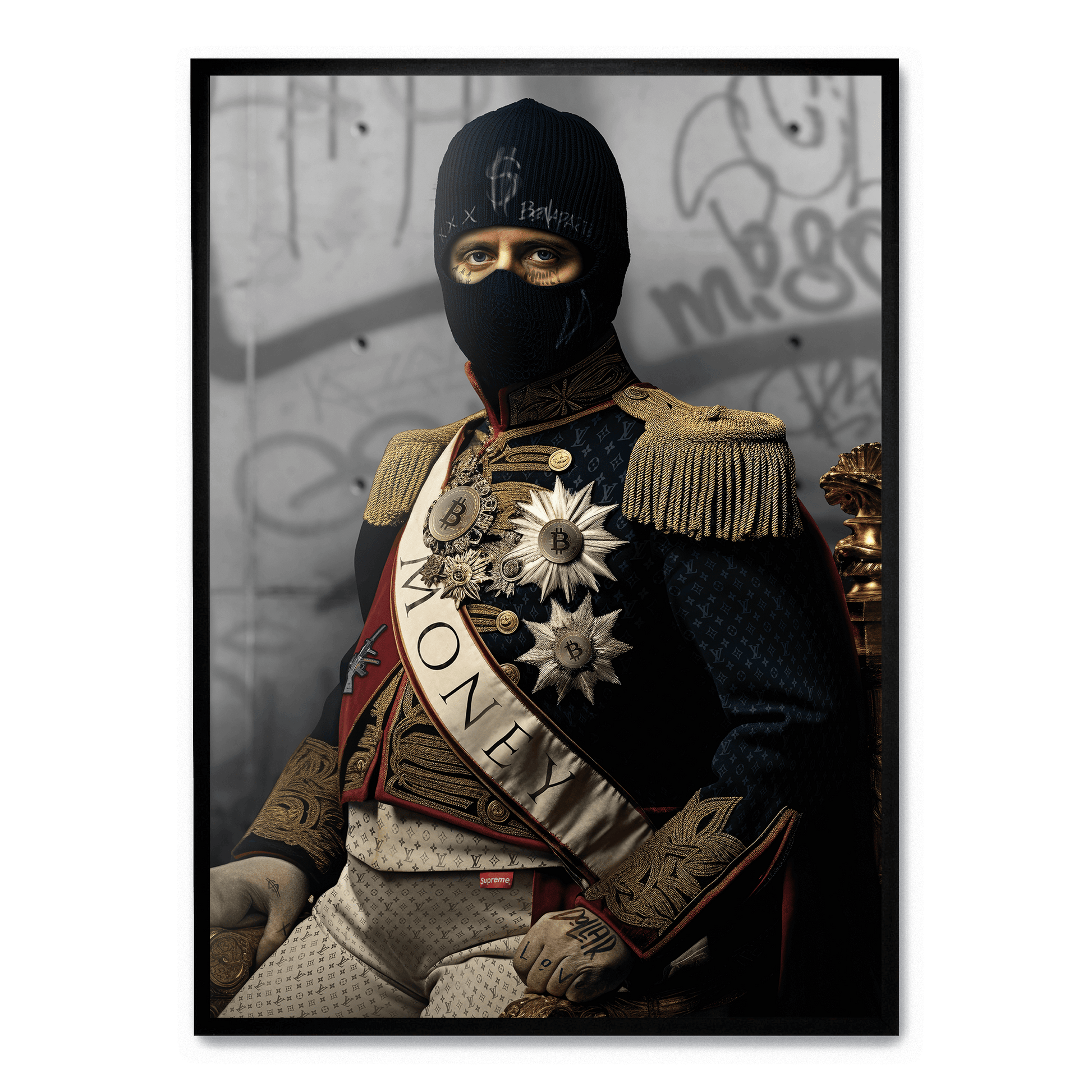 Napoleon I Poster | Muurdecoratie Klassieke Figuur | Vintage Stijl Wanddecoratie | Historisch Kunstwerk