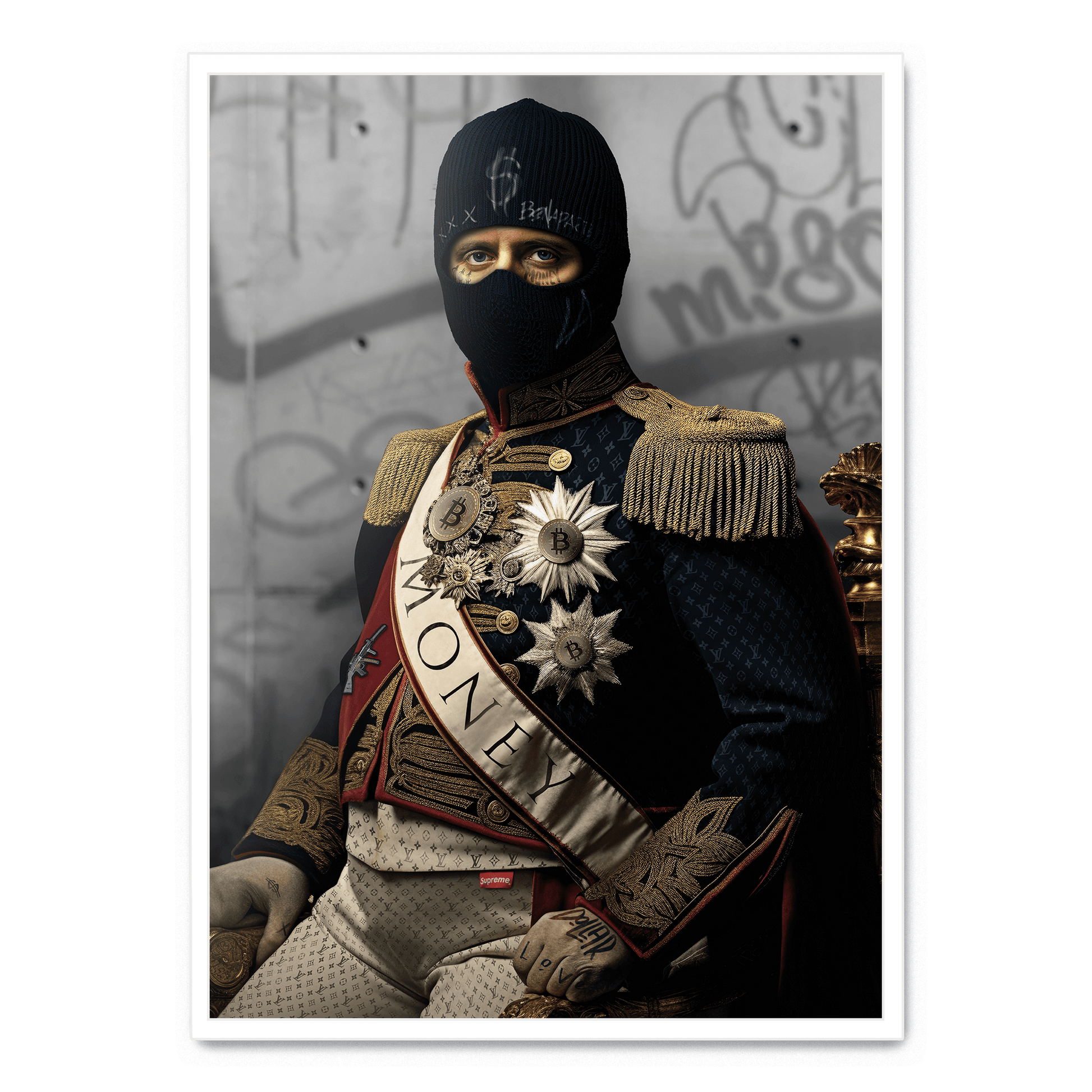 Napoleon I Poster | Muurdecoratie Klassieke Figuur | Vintage Stijl Wanddecoratie | Historisch Kunstwerk