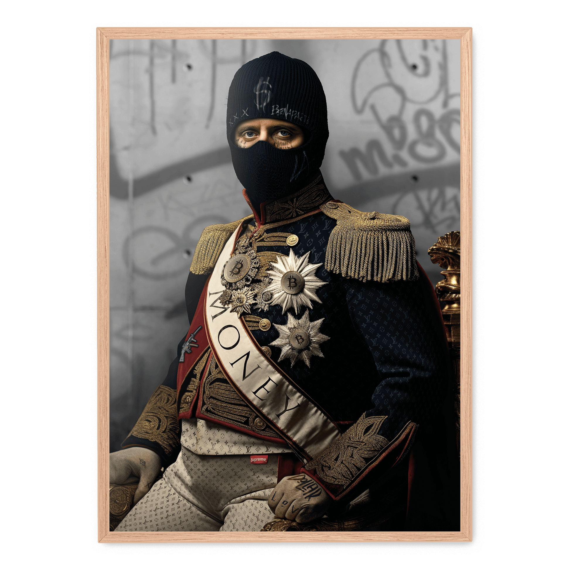 Napoleon I Poster | Muurdecoratie Klassieke Figuur | Vintage Stijl Wanddecoratie | Historisch Kunstwerk