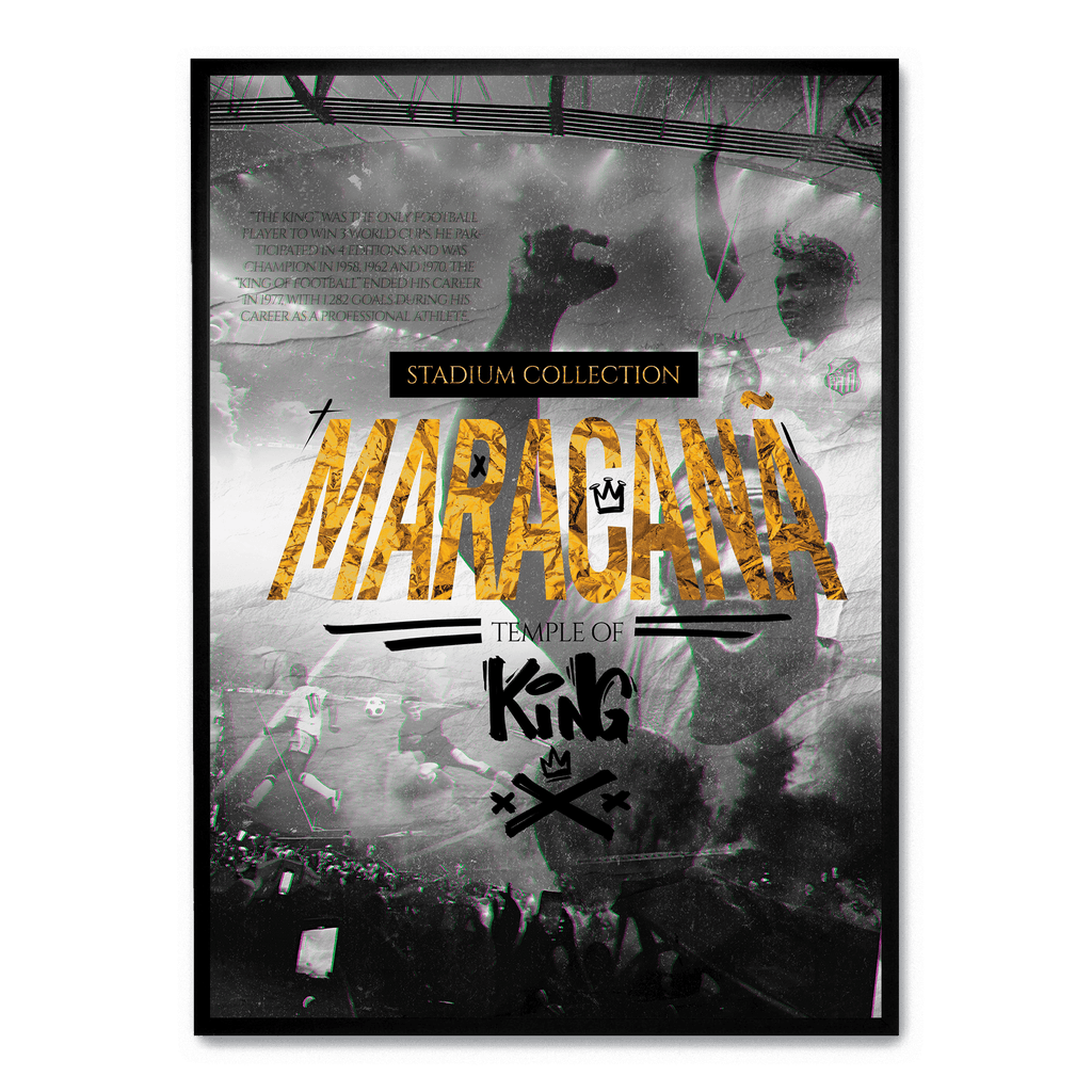 Maracan | Muurdecoratie Poster | Iconisch Stadion Kunst | Wanddecoratie voor Woonkamer & Kantoor | Schilderijen Reproductie