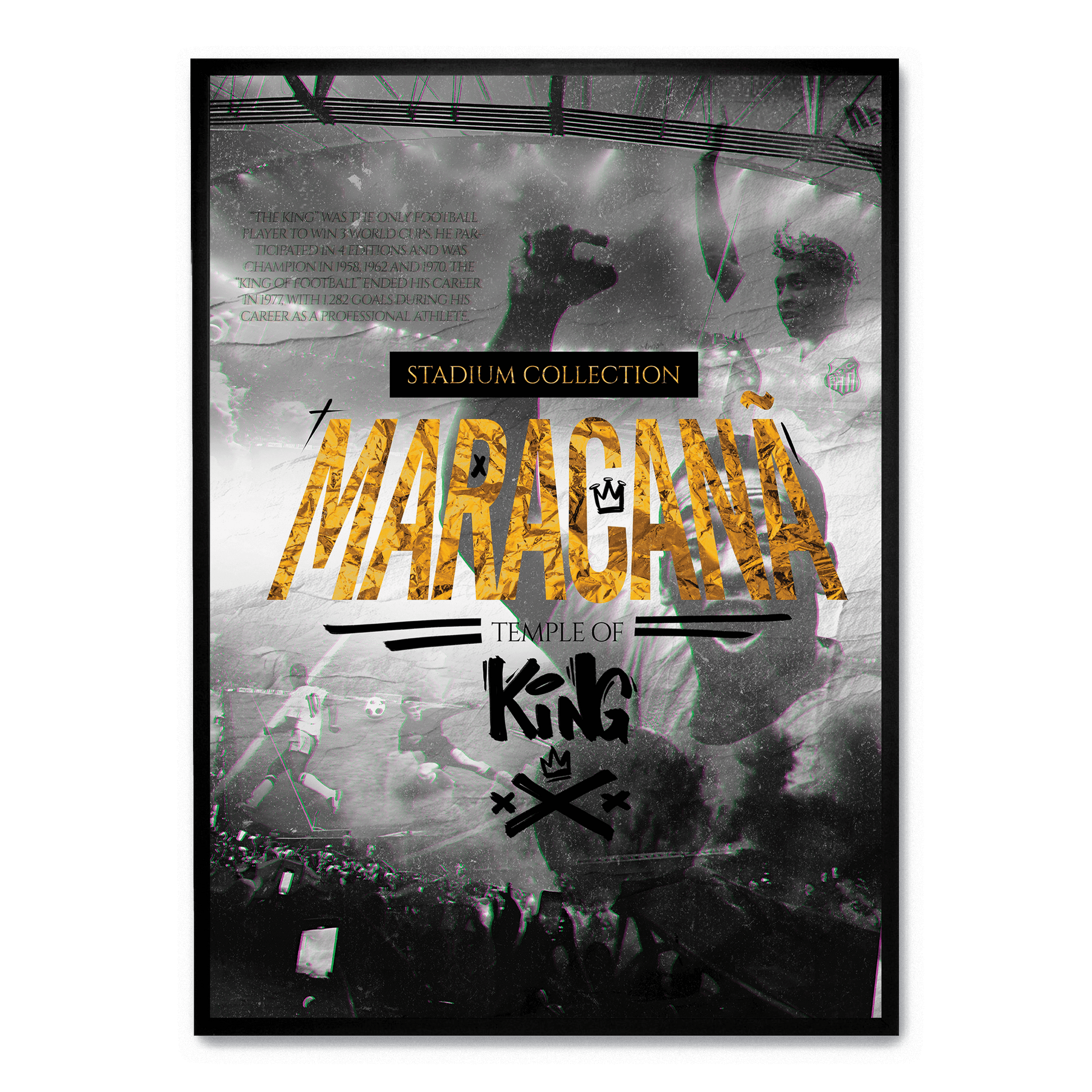 Maracan | Muurdecoratie Poster | Iconisch Stadion Kunst | Wanddecoratie voor Woonkamer & Kantoor | Schilderijen Reproductie