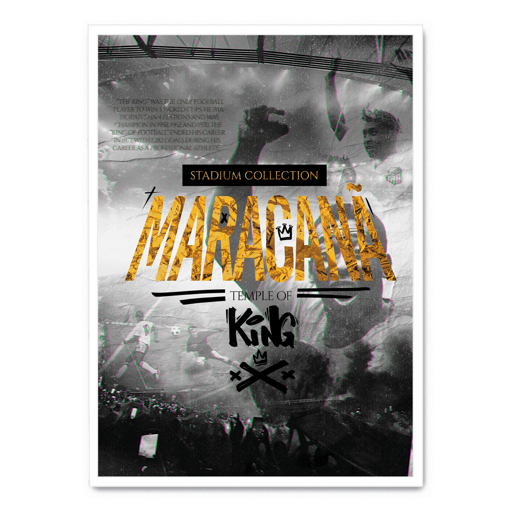 Maracan | Muurdecoratie Poster | Iconisch Stadion Kunst | Wanddecoratie voor Woonkamer & Kantoor | Schilderijen Reproductie