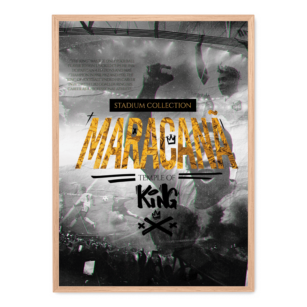 Maracan | Muurdecoratie Poster | Iconisch Stadion Kunst | Wanddecoratie voor Woonkamer & Kantoor | Schilderijen Reproductie