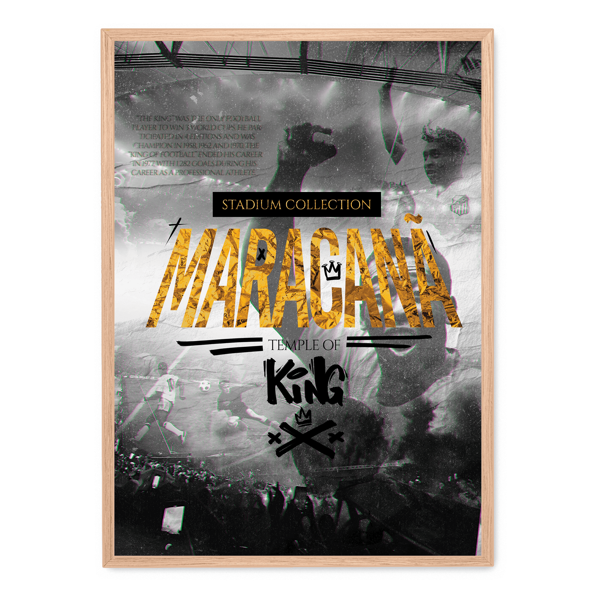 Maracan | Muurdecoratie Poster | Iconisch Stadion Kunst | Wanddecoratie voor Woonkamer & Kantoor | Schilderijen Reproductie