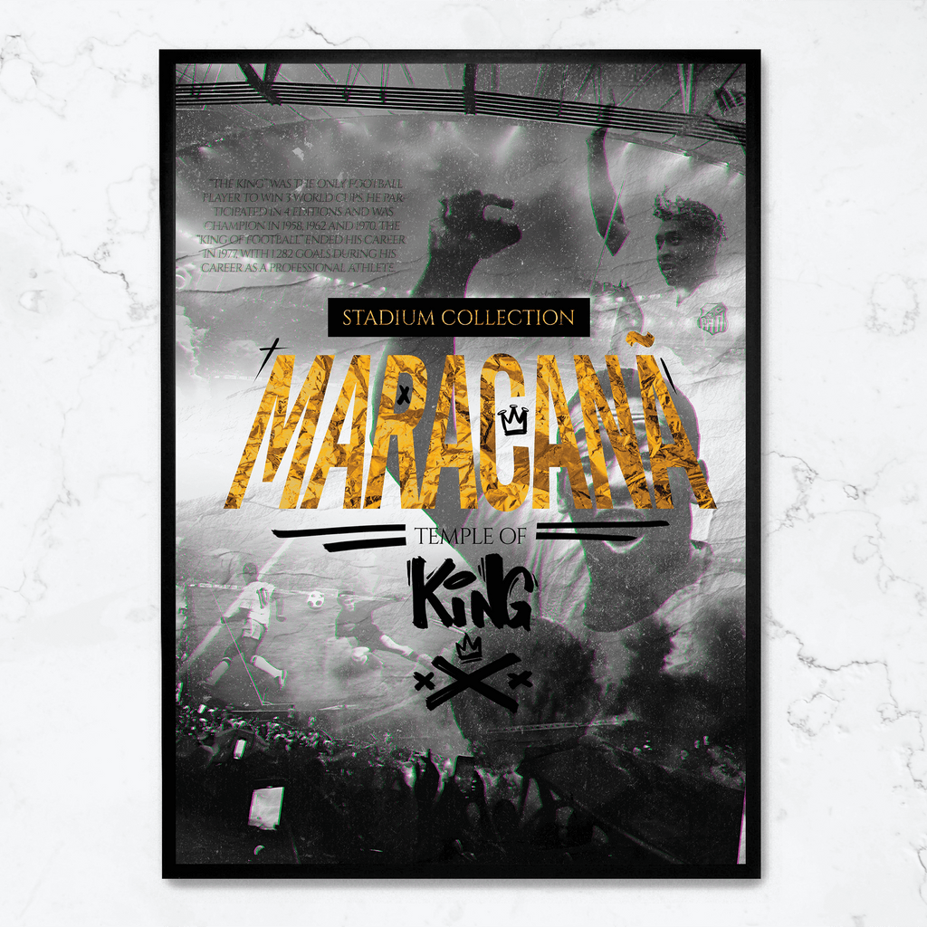 Maracan | Muurdecoratie Poster | Iconisch Stadion Kunst | Wanddecoratie voor Woonkamer & Kantoor | Schilderijen Reproductie