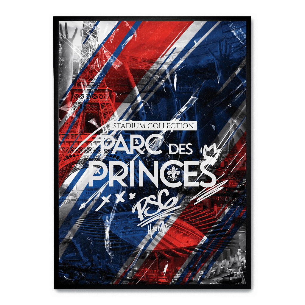 Parc des Princes Poster | Paris Stadion Kunst | Muurdecoratie voor Thuis | Wanddecoratie Schilderij