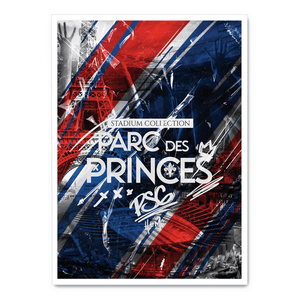 Parc des Princes Poster | Paris Stadion Kunst | Muurdecoratie voor Thuis | Wanddecoratie Schilderij