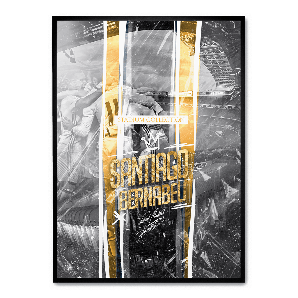 Santiago Bernabéu Stadium Posters | Muurdecoratie Voetbal Kunst | Schilderijen voor Fans | Wanddecoratie