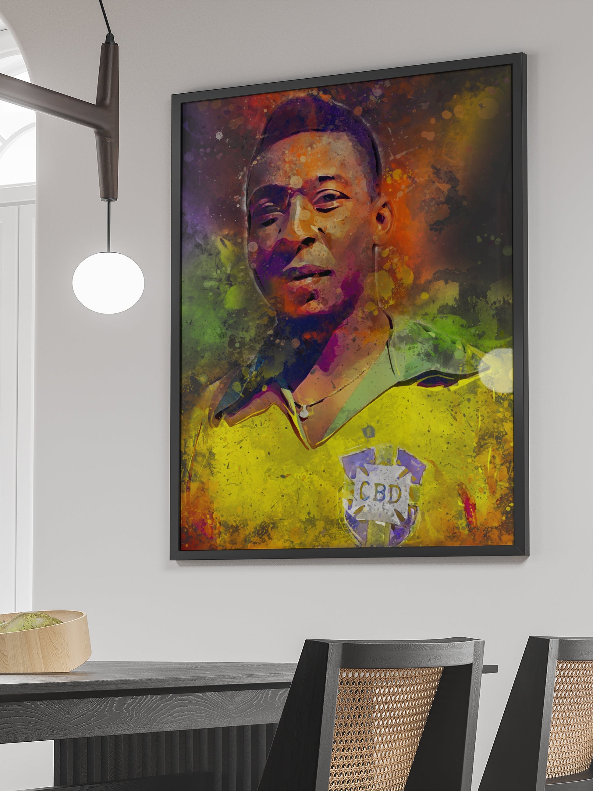 Pel sport | Muurdecoratie poster | Wanddecoratie voor interieur | Stijlvolle posters | Kunst voor huis