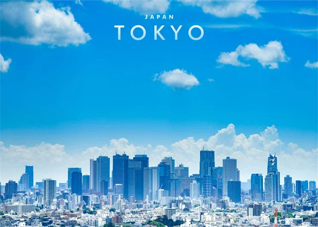 Tokyo Skyline | Muurdecoratie | Wanddecoratie | Modern Metropolis | Japanse Architectuur Posters