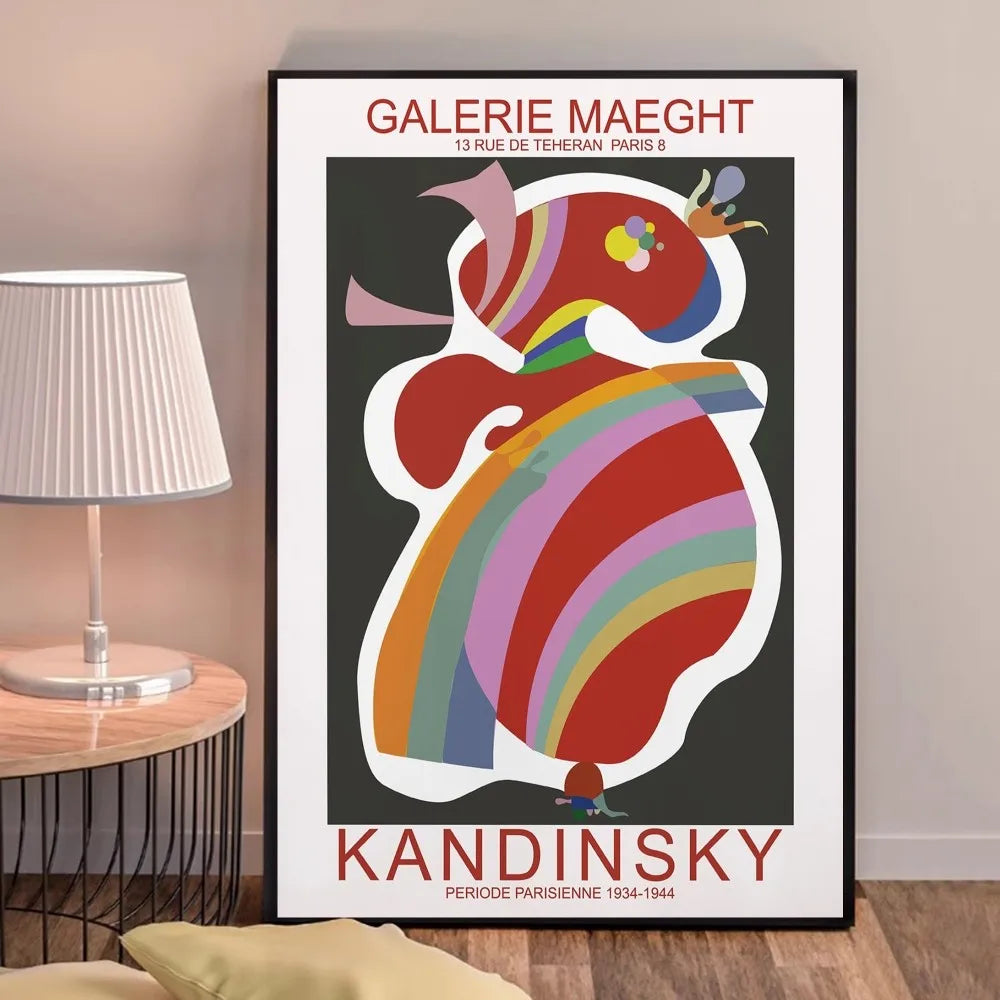 Period Parisienne | Wassily Kandinsky Poster | Muurdecoratie | Wanddecoratie | Kunst | 1934-1944 | Posters