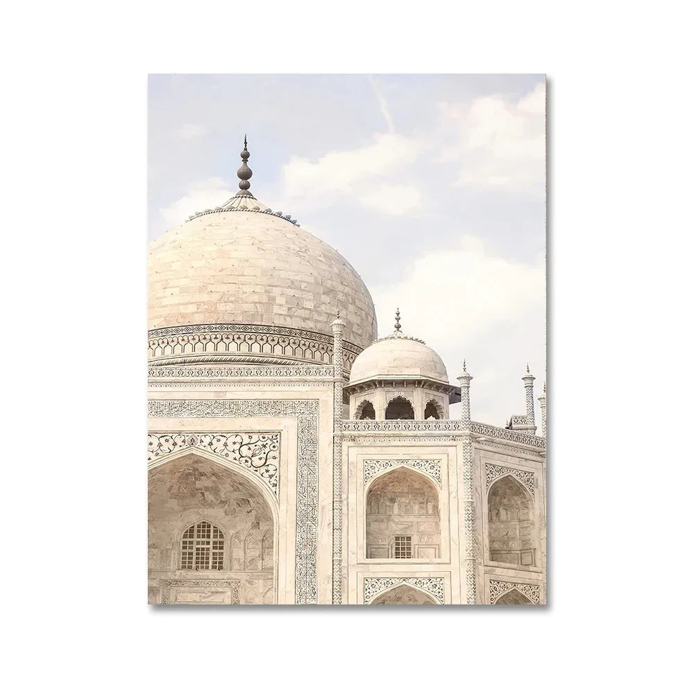 Dome of Faith | Islamic Art Poster | Muurdecoratie | Wanddecoratie voor Huis en Tuin | Inspirerend en Elegant