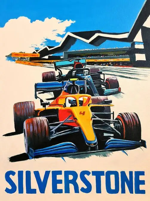 Monza | Formule 1 Racing Legacy Poster | Muurdecoratie | Wanddecoratie | Posters | Canvas Kunst