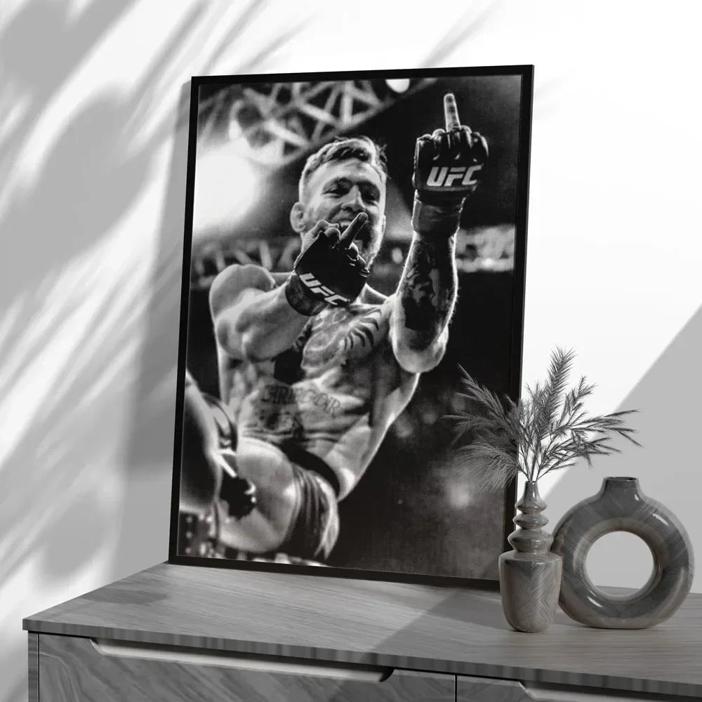 Conor McGregor Poster | Muurdecoratie | Inspirerende Wanddecoratie | UFC Schilderijen | Boxing Kunst | Canvas Kunst voor Gym