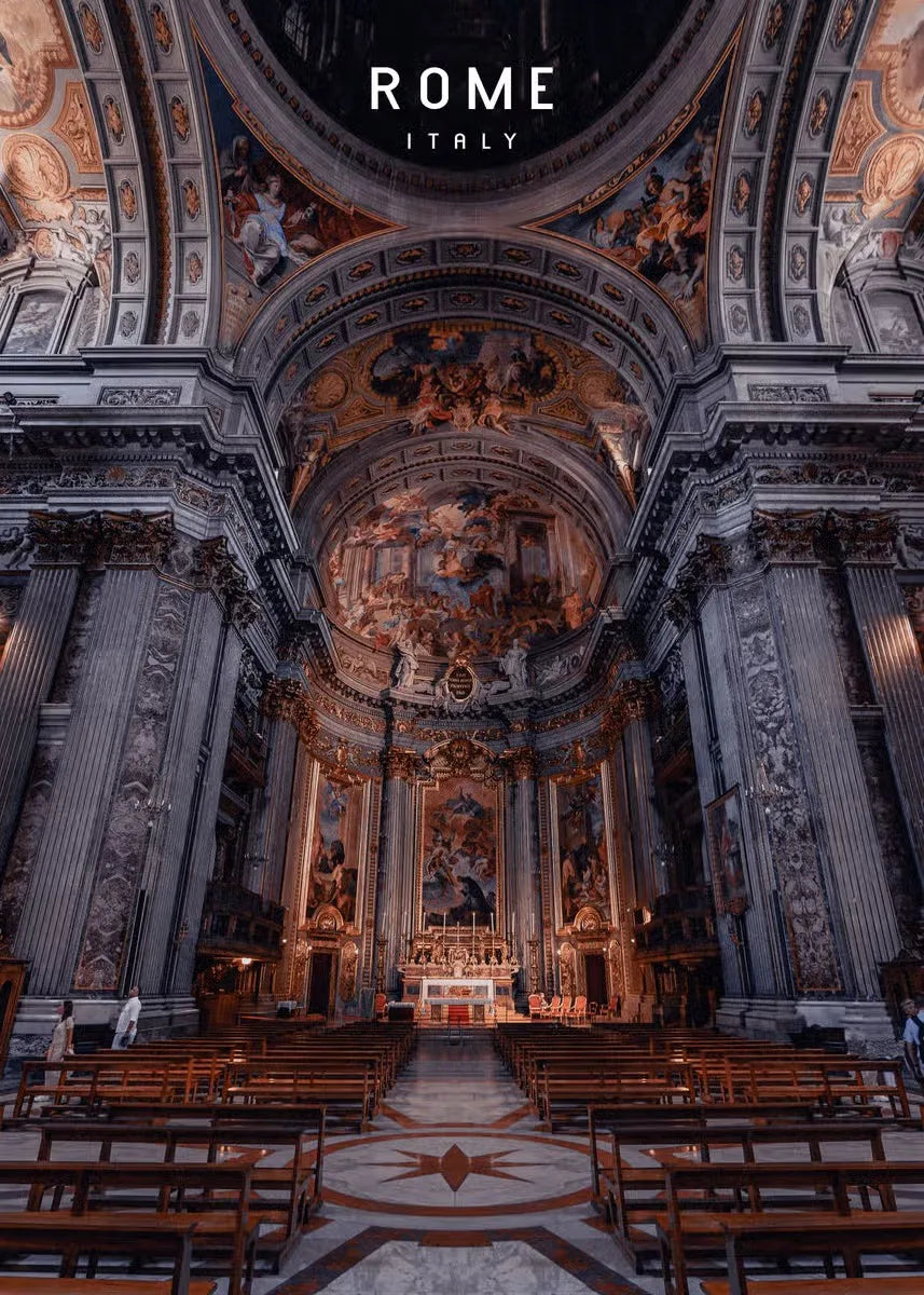 Saint Peter's Basilica | Rome Kunst | Muurdecoratie | Wanddecoratie | Posters Italië | Schilderijen Rome | Vatican Wonders Decor