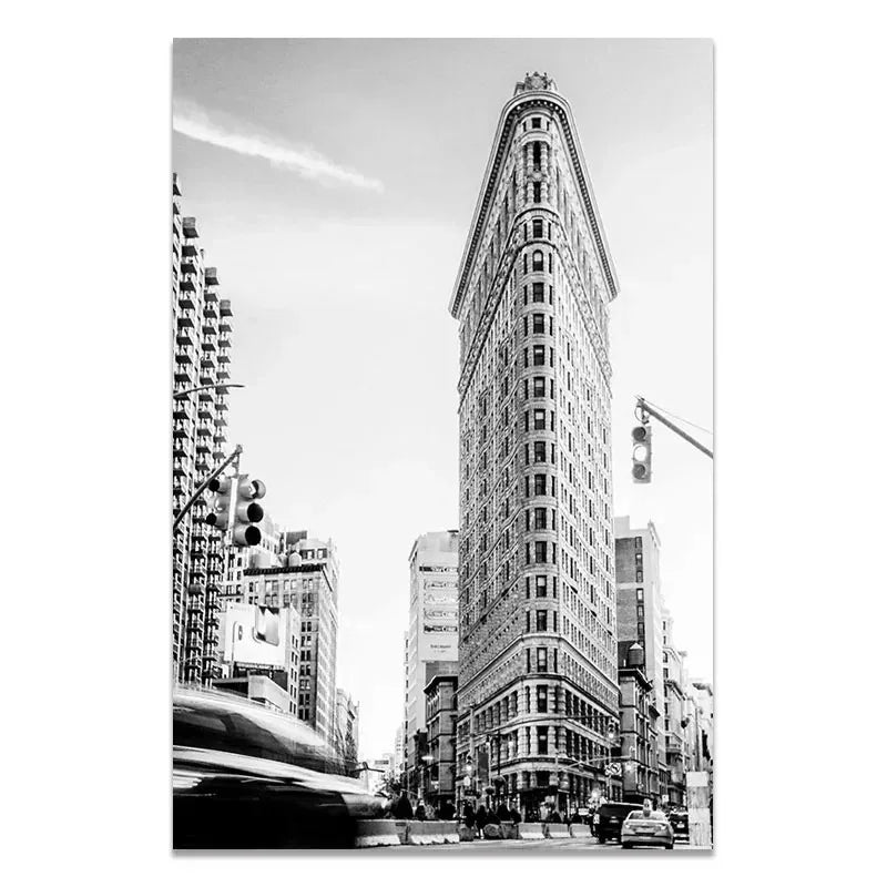Flatiron Building Architectural Elegance poster | Muurdecoratie | Historisch New York | Wanddecoratie