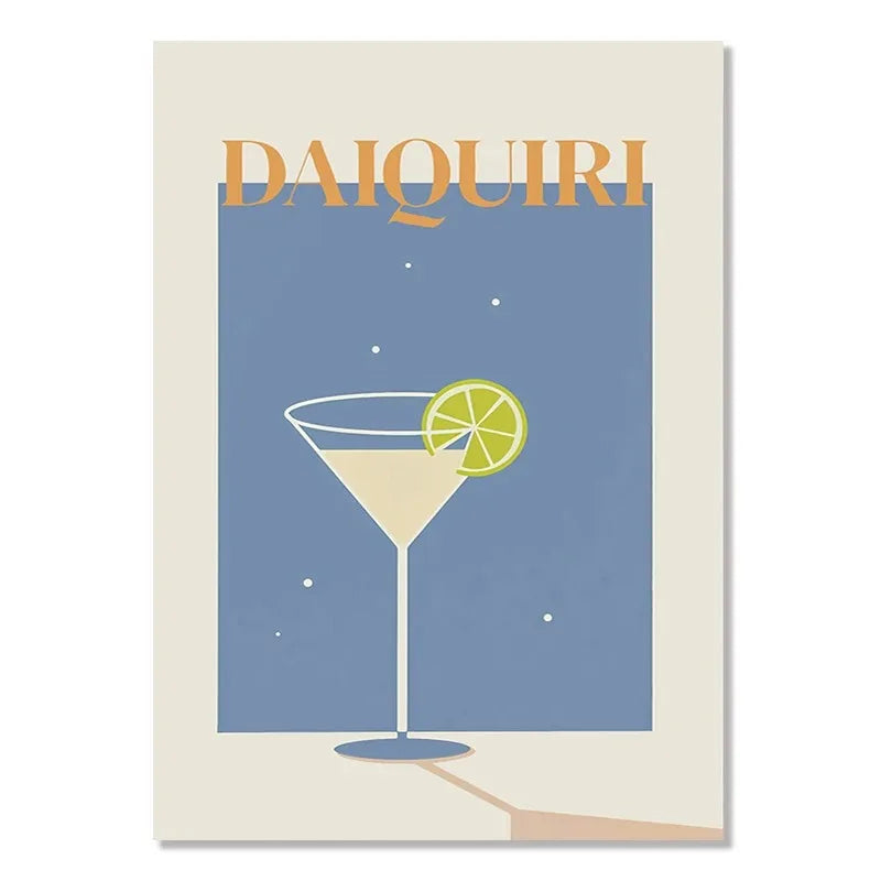 Daiquiri poster | Iconische muurdecoratie collectie | Kunstzinnige wanddecoratie in stijl en tijdperken