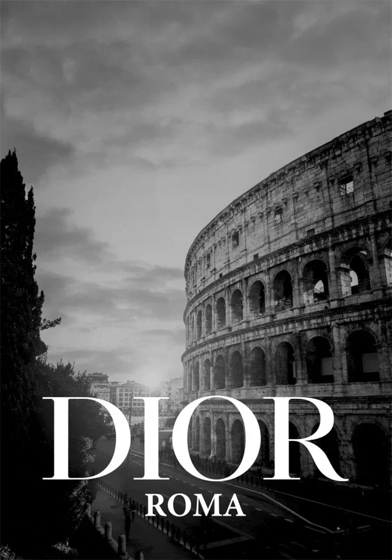 Dior Roma | Tijdloze Schoonheid in Muurdecoratie | Wanddecoratie Met Heritage Touch | Dior Posters