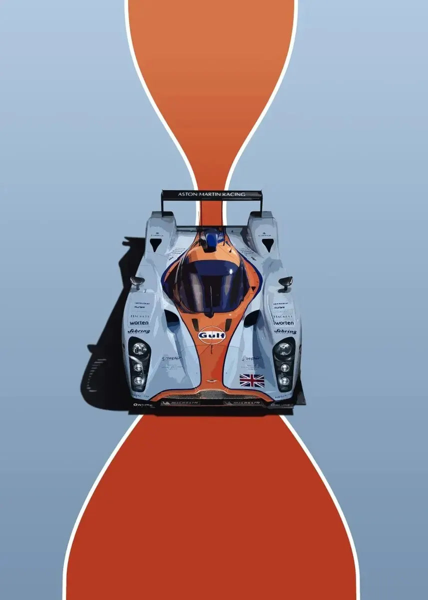Aston Martin Prototype Poster | Muurdecoratie | Le Mans Challenger | Iconische Racing Momenten | Wanddecoratie