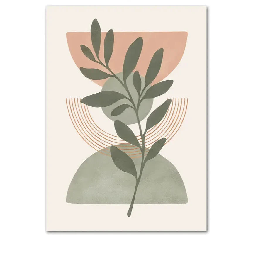 Flora in Focus | Botanische Posters | Natuur Wanddecoratie Muurdecoratie | Tuin-Thema Kunstwerk