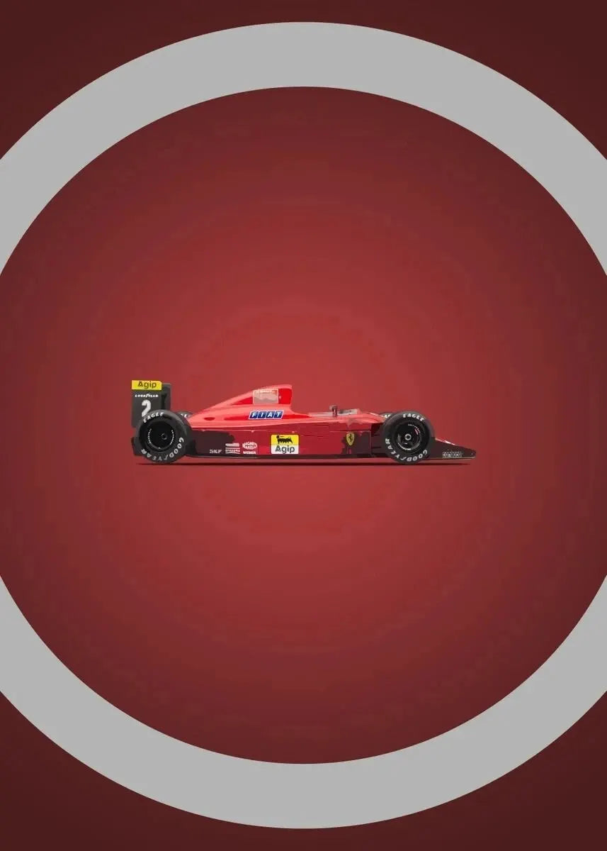 Ferrari F1 | Vintage Racing Posters | Muurdecoratie Snelle Ferrari | Klassieke Formule 1 Wanddecoratie