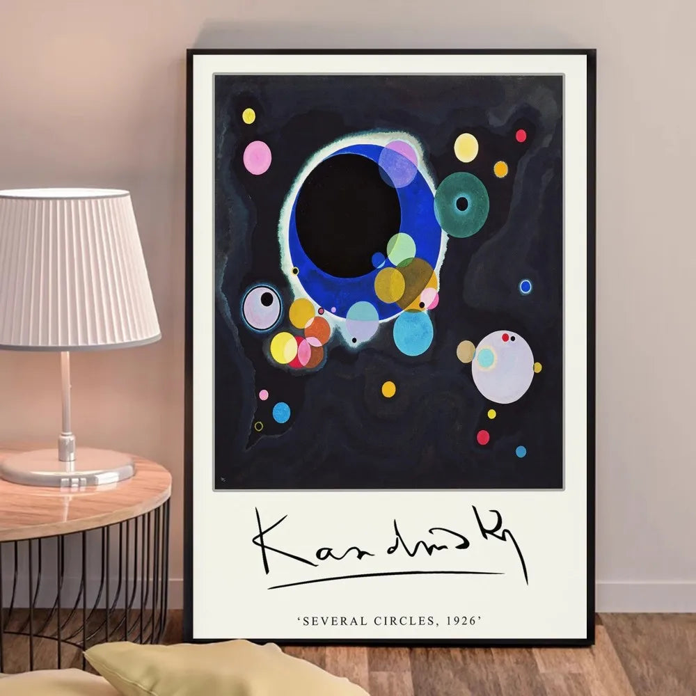 Several Circles Kandinsky 1926 | Muurdecoratie | Wanddecoratie | Posters | Schilderijen | Canvas Kunst