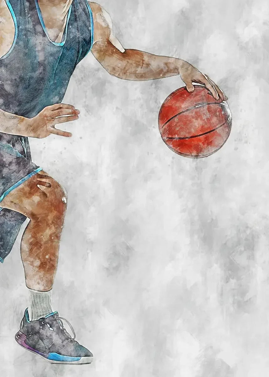 NBA Poster | Spirit of Sport | Basketbal Muurdecoratie | Passie & Doorzettingsvermogen Wanddecoratie