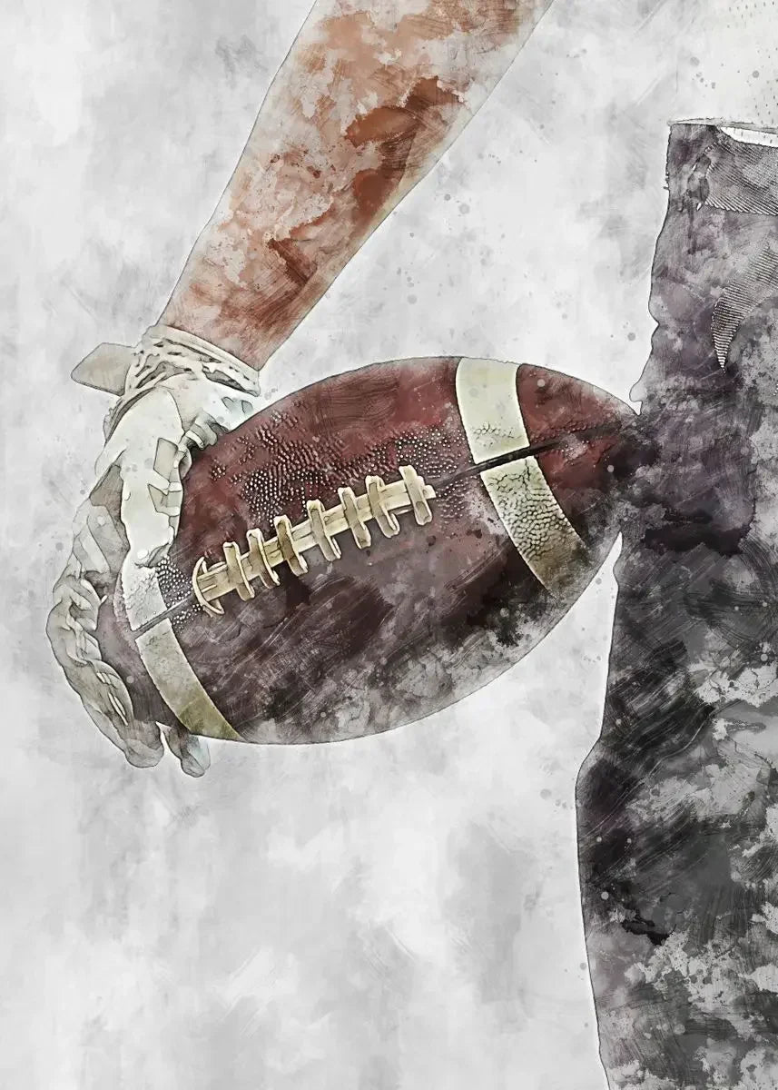 Rugby Spirit | Australian Football Legends | Muurdecoratie Poster | Wanddecoratie Kunst | Tribute Poster