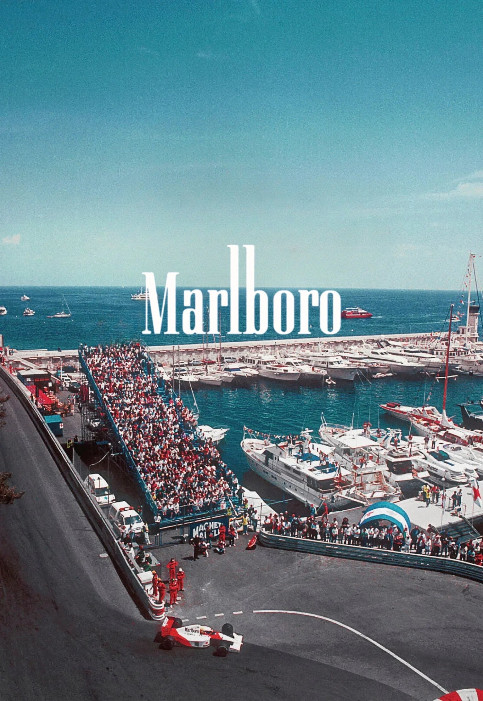 Vintage Formula 1 Racing Poster | Monaco Grand Prix | Muurdecoratie | Wanddecoratie | Collector's Kunst
