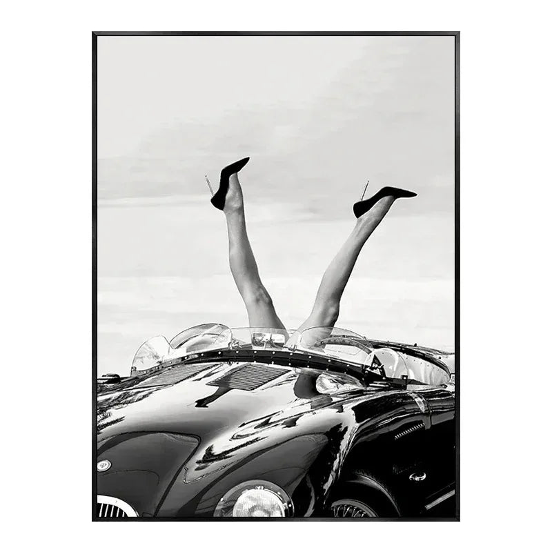 Upside Down World | Surrealistische Muurdecoratie | Whimsical Elegance | Wanddecoratie Posters Kunst