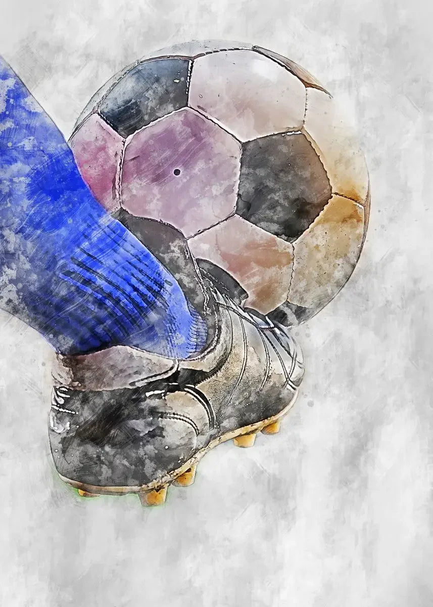 Football Passion Muurdecoratie | Inspirerende Wanddecoratie voor Sportliefhebbers | Posters voor Thuisdecor