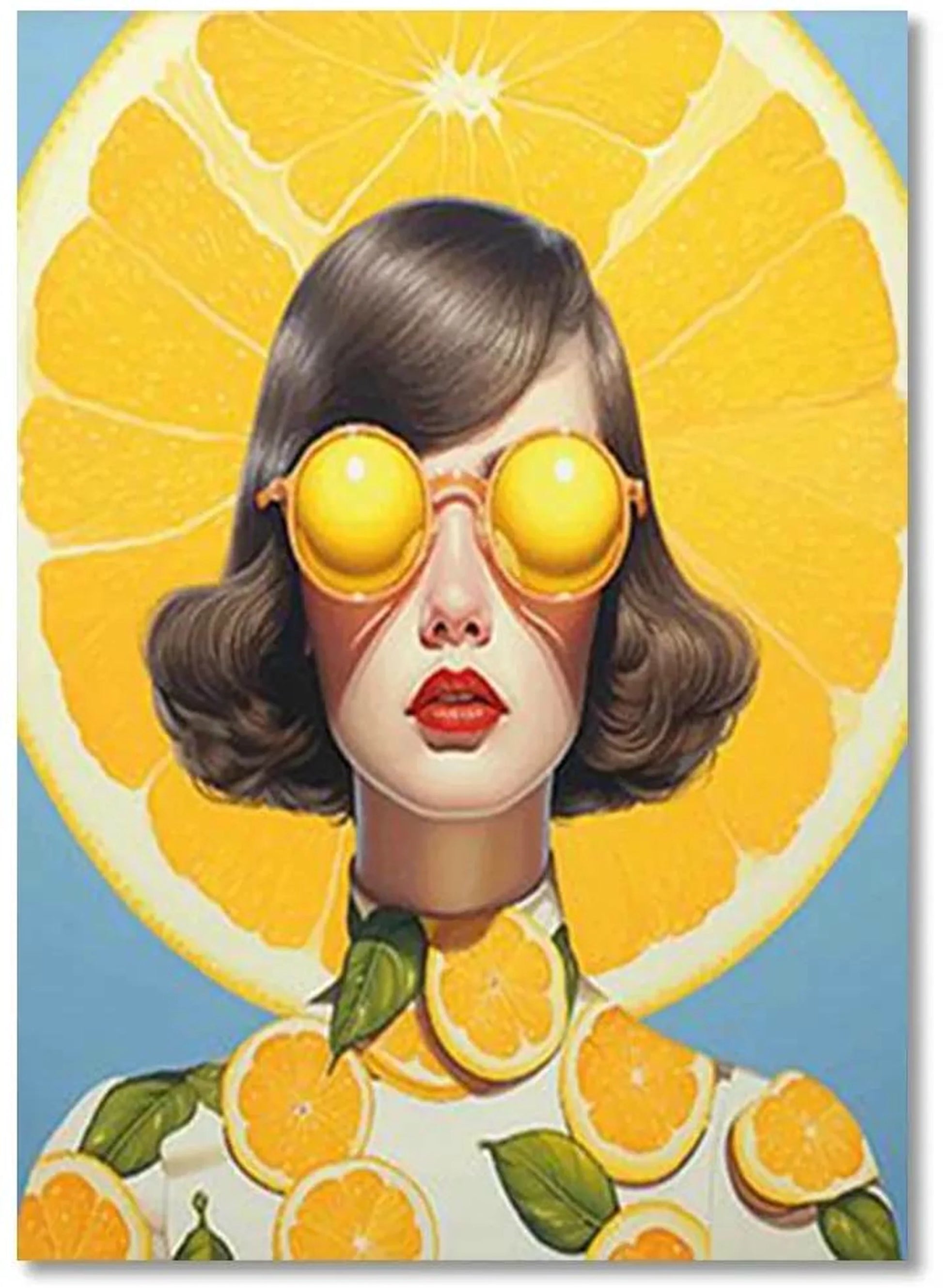 Orchard Dream Poster | Muurdecoratie met bloemenhoed | Mind Blossoms Wanddecoratie | Kunst voor vrouwen