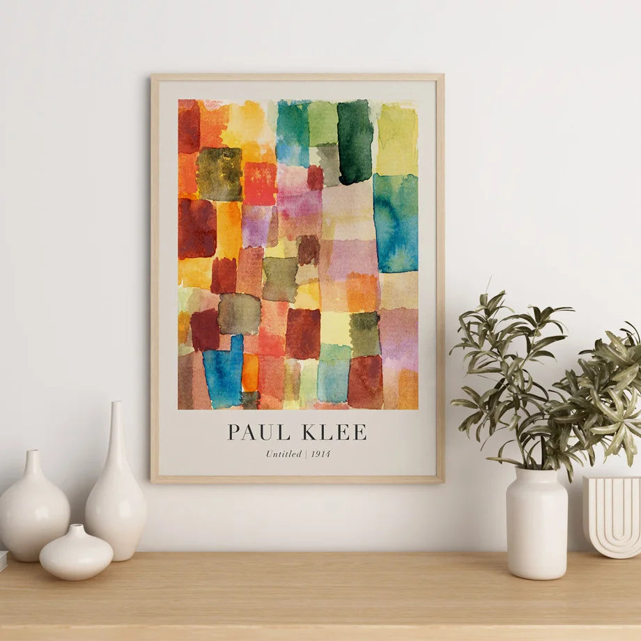 Paul Klee 1914 Abstract Art | Muurdecoratie | Uniek Visueel Kunstwerk | Vintage Expressionistische Poster | Wanddecoratie