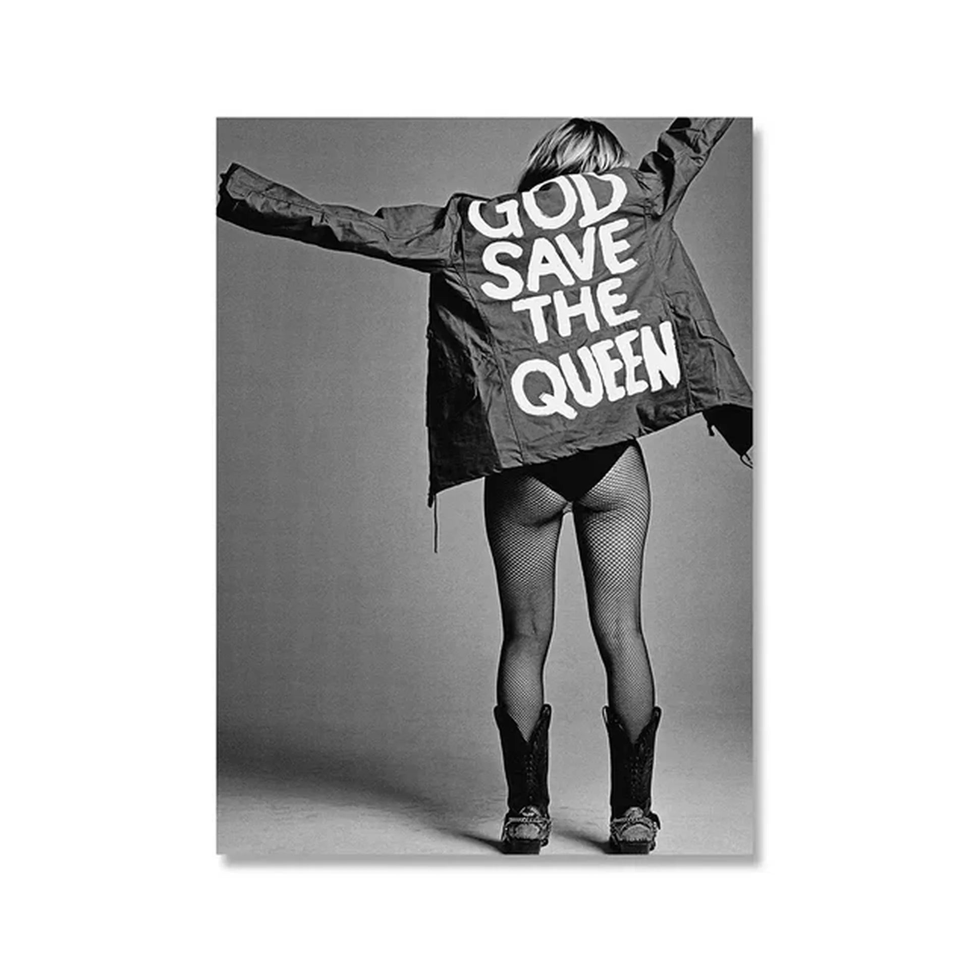 Rebel Queen Poster | Kate Moss Muurdecoratie | Supermodel Wanddecoratie | Posters en Canvas Kunst