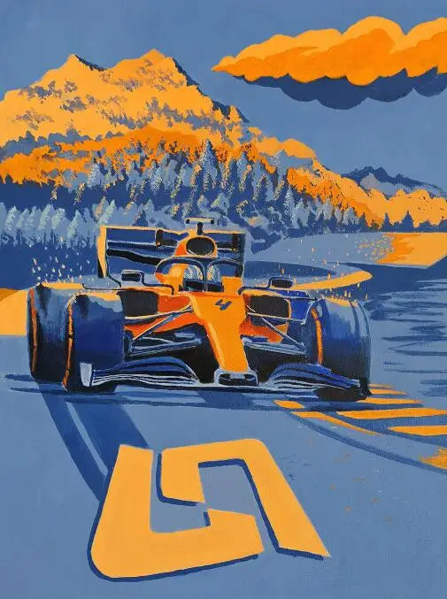 Albert Park Racing Circuit | Formula 1 Muurdecoratie | Melbourne Grand Prix | Wanddecoratie Posters