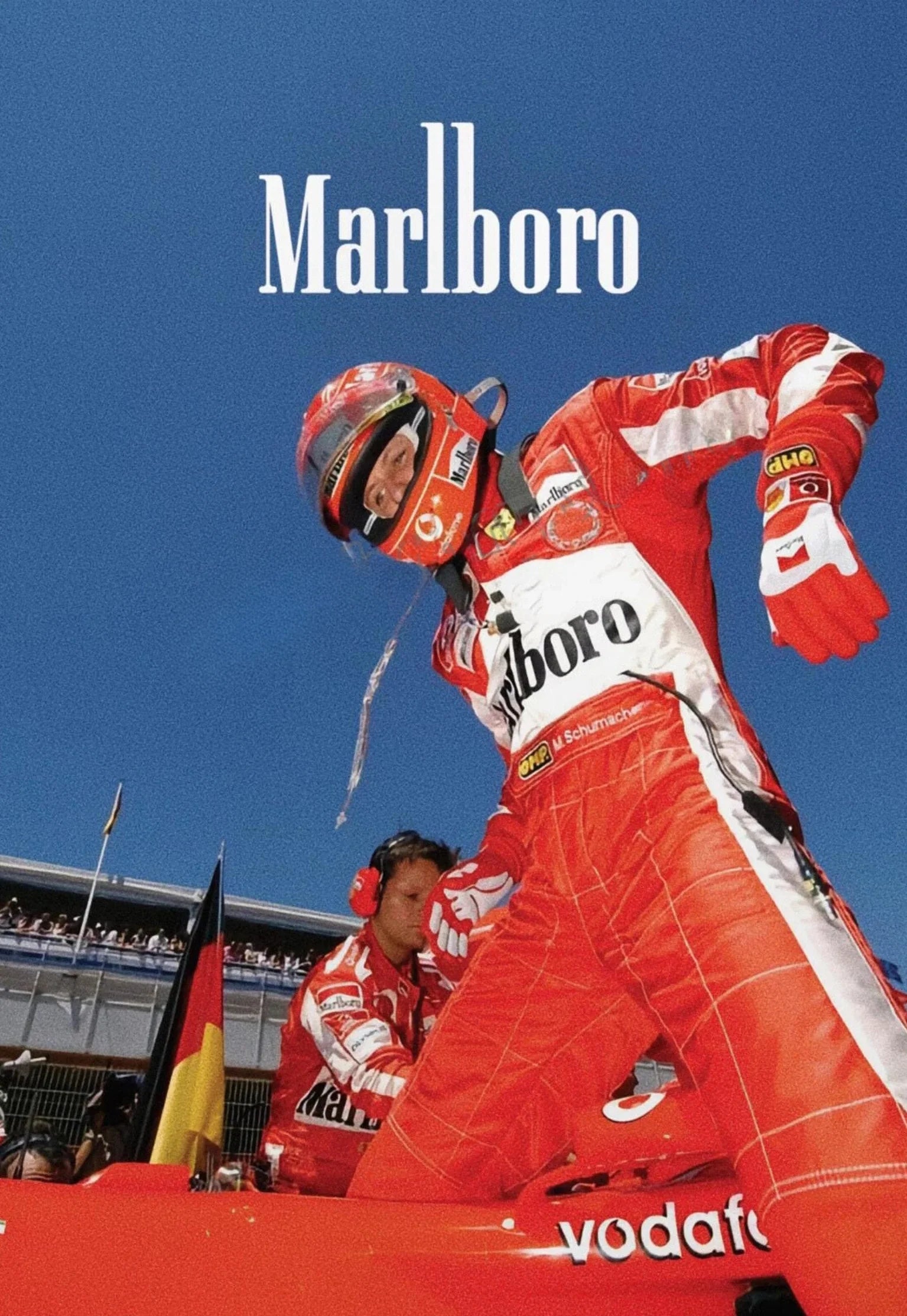Monaco Grand Prix Muurdecoratie | Vintage Formula 1 | Schilderij Ferrari F2000 | Michael Schumacher Wanddecoratie | F1 Racing Posters