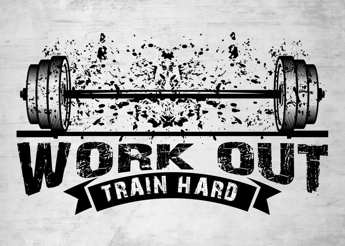 Bodybuilding | Gewichtheffen | Motivatie Quote Muurdecoratie | Trainen in de Gym | Fitness Posters