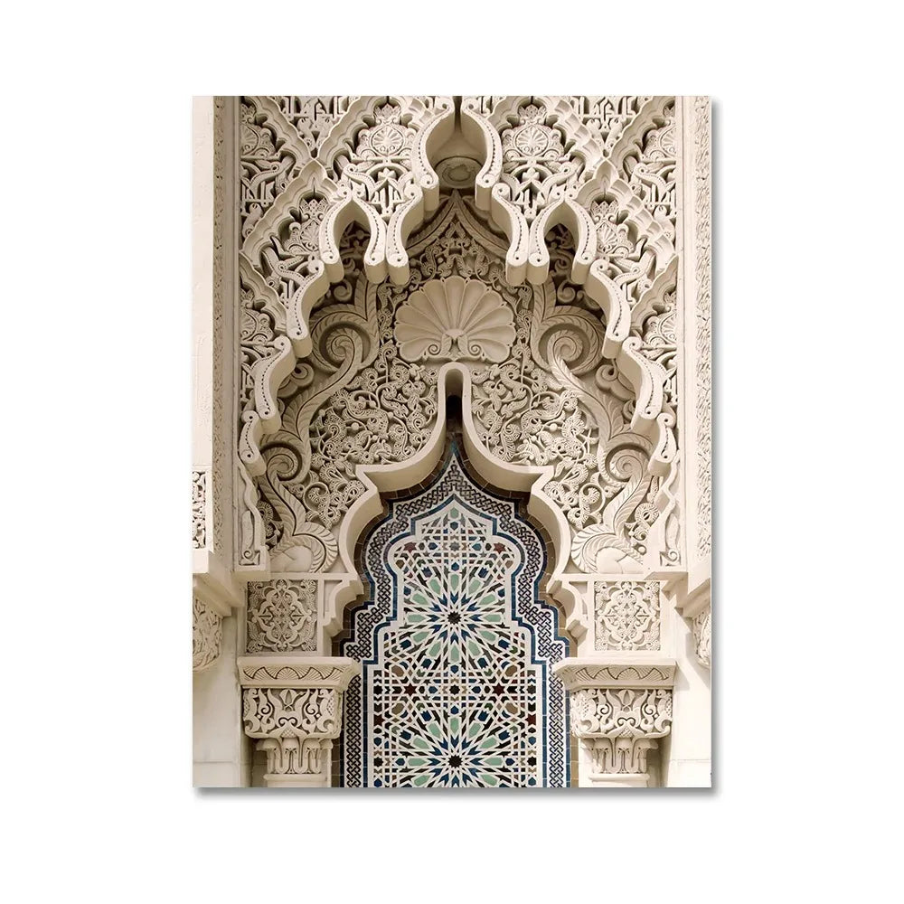 Islamic Arches Poster | Wanddecoratie | Intricate Art Design | Timeless | Muurdecoratie | Posters