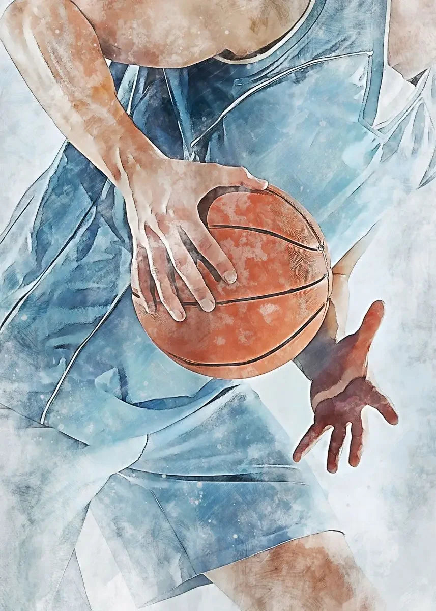 NBA Spirit of Sport Poster | Muurdecoratie | Inspiratie & Doorzettingsvermogen | Wanddecoratie | Sport kunst