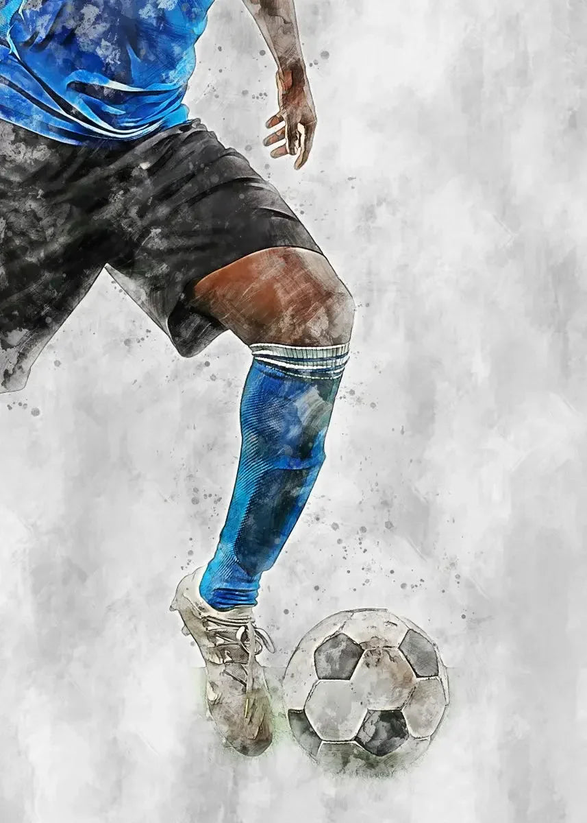 The Spirit of Sport Poster | Muurdecoratie Voetbal | Motivational Wanddecoratie | Tribute to Passion & Perseverance | Schilderijen voor Thuis & Kantoor | Decor voor Football Enthusiast