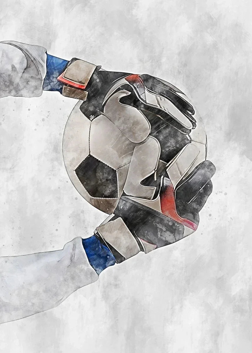 Keeper Poster | Schilderijen Muurdecoratie | The Spirit of Sport | Passie & Doorzettingsvermogen Wanddecoratie