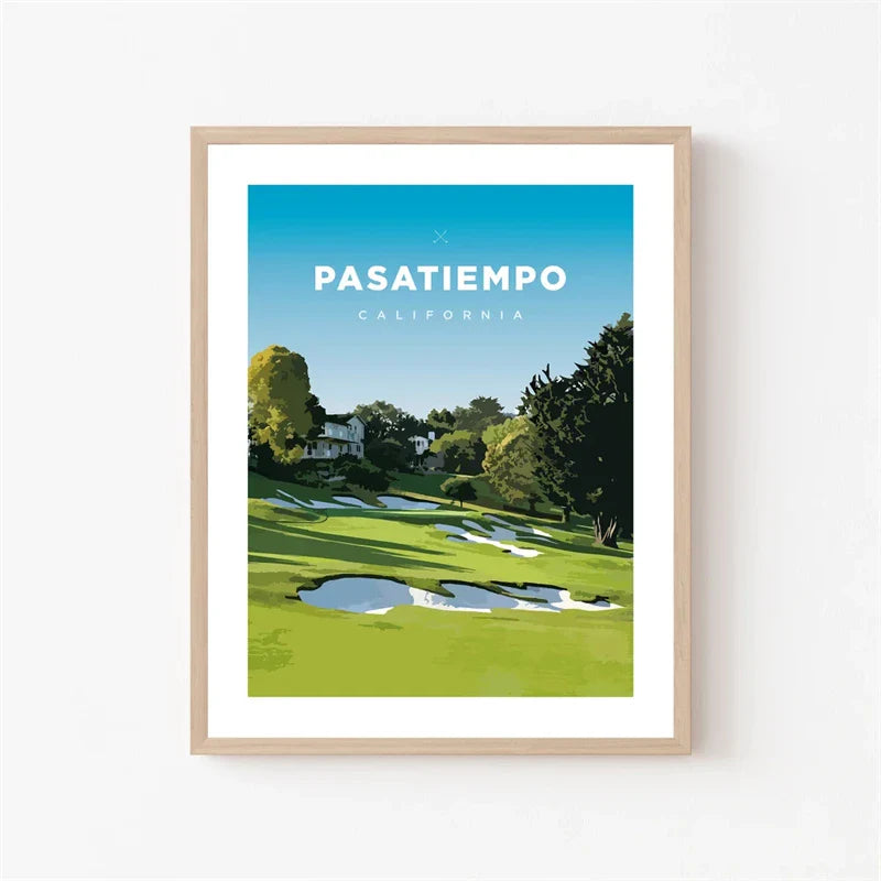 Pasatiempo Golf Course Tribute | Muurdecoratie | World's Greatest Courses | Wanddecoratie | Posters