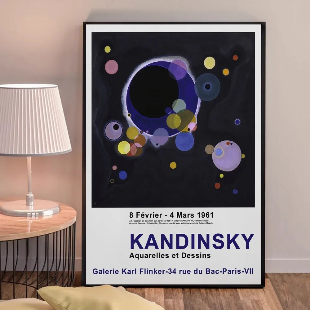 Aquarelles et Dessins Wassily Kandinsky 1961 | Muurdecoratie | Wanddecoratie | Posters | Schilderijen