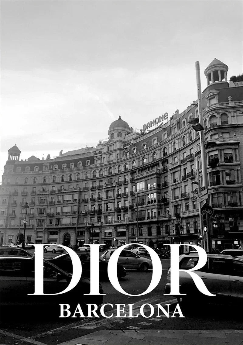 Dior Barcelona | Schilderachtigheid in Mode | Muurdecoratie Posters | Wanddecoratie Kunst