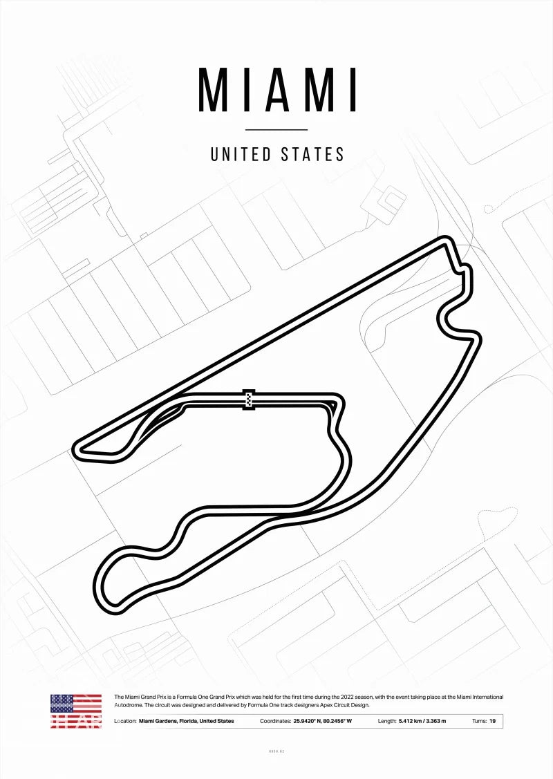 2025 Formula1 | Motorsport | Canvas Kunst | Muurdecoratie | Race Circuit | Nordic Poster | Schilderijen | Aesthetic Print | Race Track Wanddecoratie | Home Decoratie