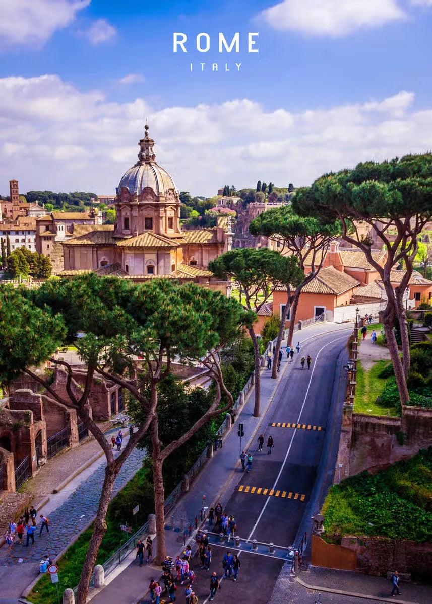 Roman Forum | Wanddecoratie Rome | Muurdecoratie Ruïnes | Hart van de Oude Stad | Tijdloos Kunstwerk