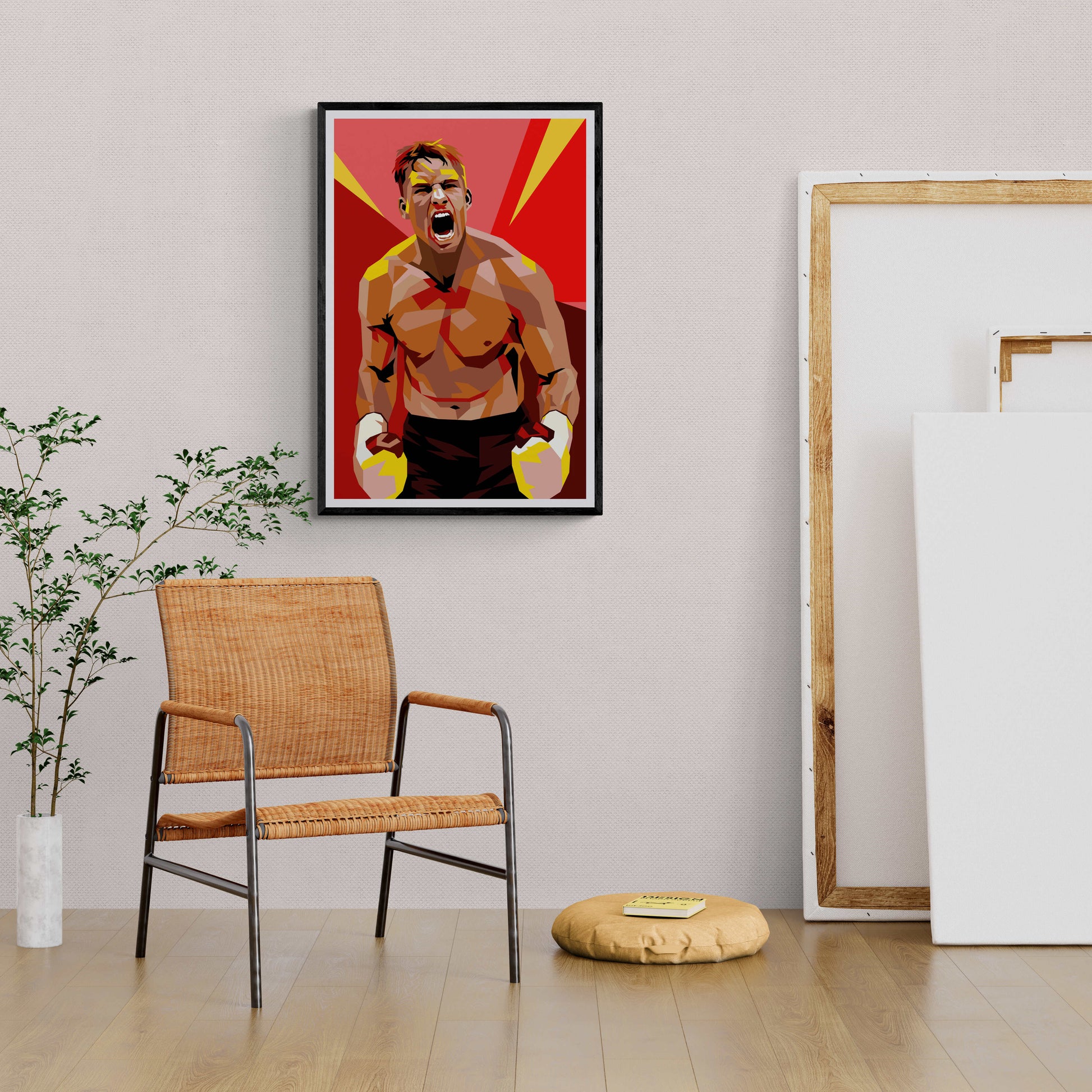 Rico Pop Art | Kleurrijke Muurdecoratie | Moderne Wanddecoratie | Levendig Visueel Kunstwerk Woonkamer Hal