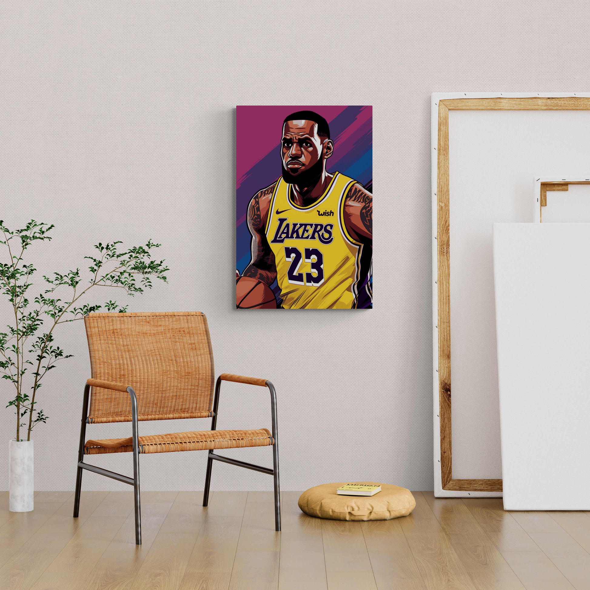 Lebron James Poster | Muurdecoratie | Wanddecoratie | Posters | Sport Kunst | Lebron James Afbeelding