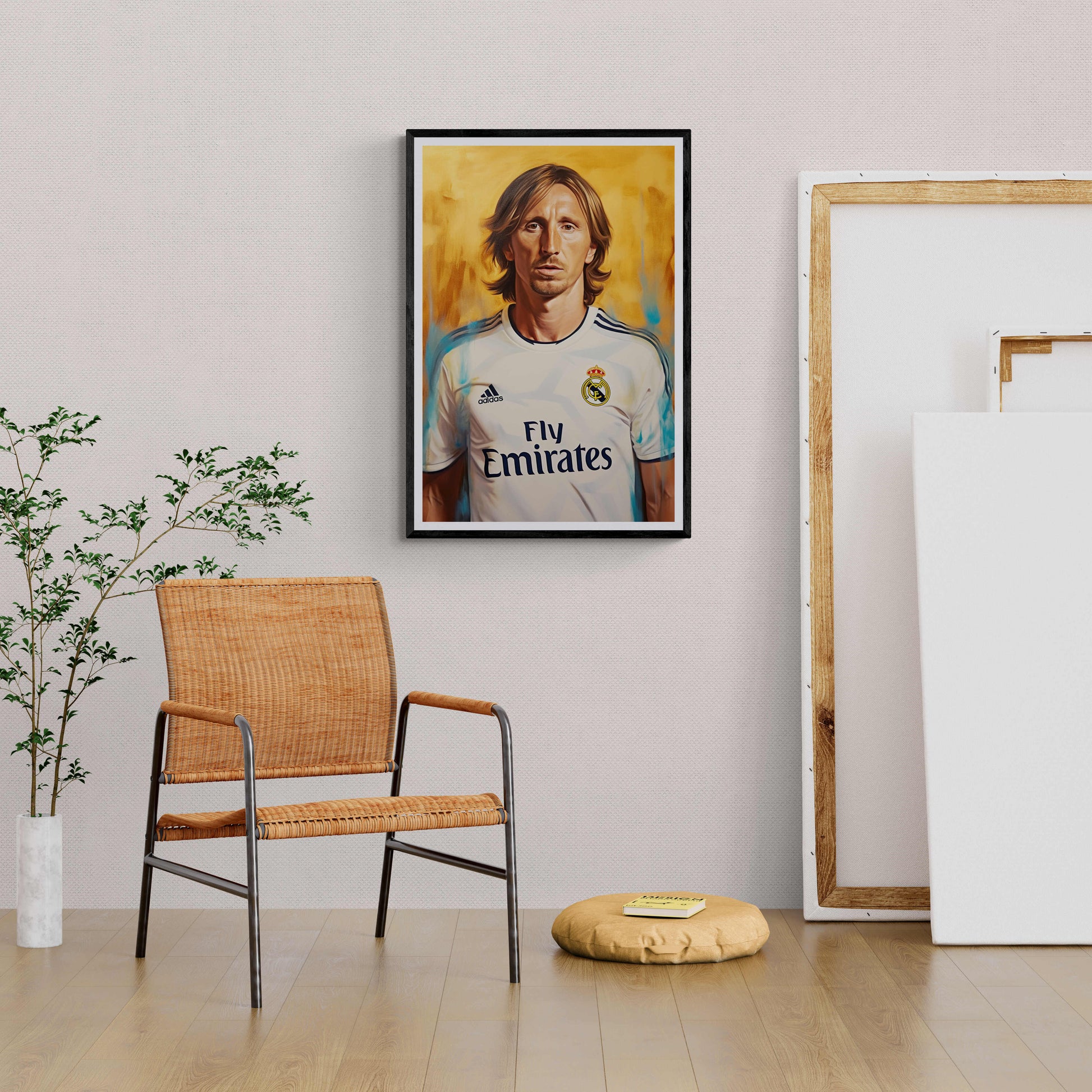Luka Modric Poster | Voetbalicoon | Wanddecoratie voor Thuis | Muurdecoratie Real Madrid Star