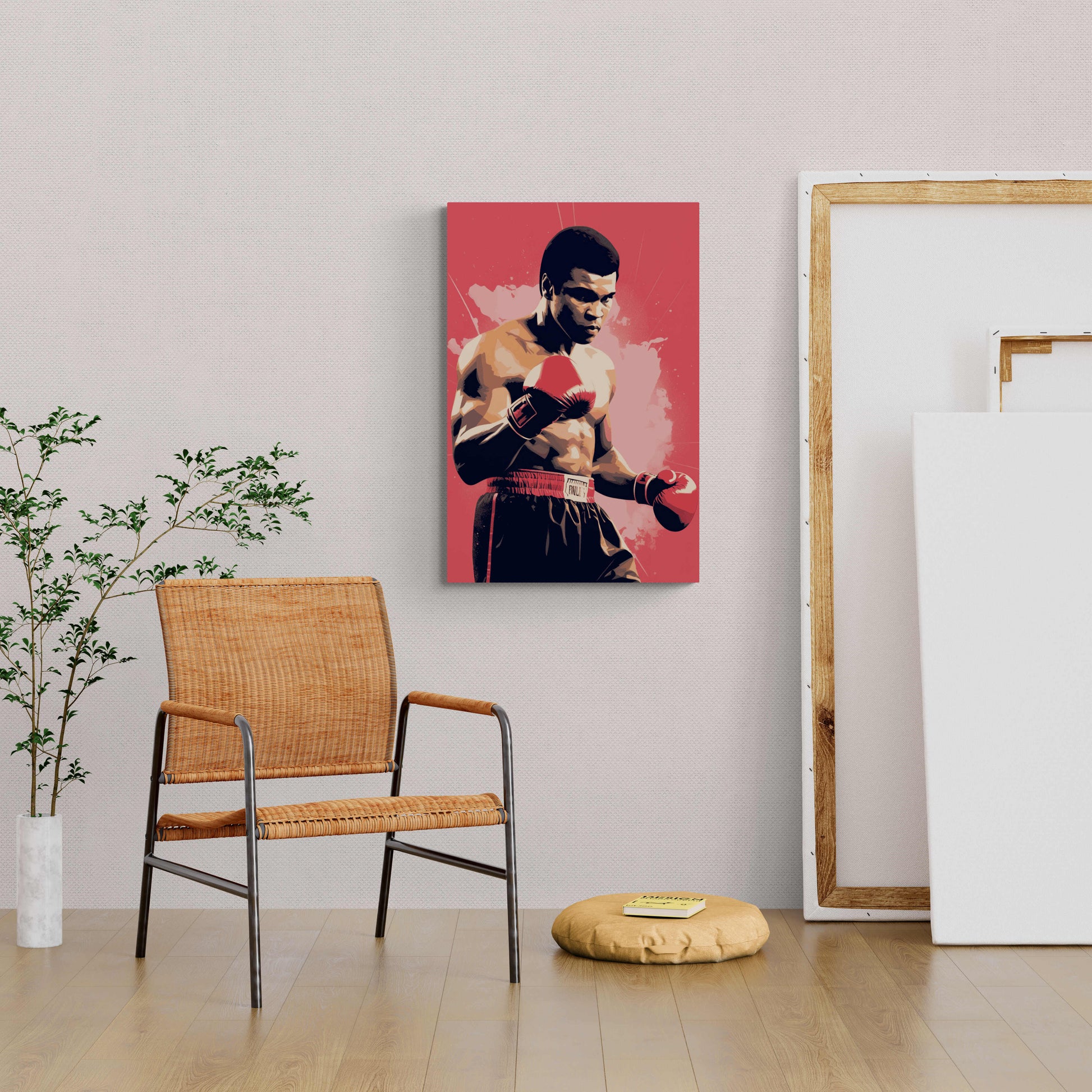 Muhammad Ali | Sport Muurdecoratie | Retro Wanddecoratie | Vechtkunst Posters | Canvas Kunst
